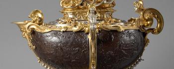 Image for Pitcher formed from a Seychelles nut, Prague, 1602