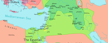 Image for Map of Assyrian Empire (824 BC and 671 BC)