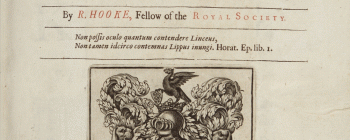 Image for Hooke's Micrographia, 1665