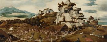 Image for Jan Mostaert, Landscape with an Episode from the Conquest of America (c. 1535)