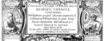 Image for Oswald Croll, Basilica chymica