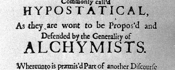 Image for Robert Boyle, Sceptical Chymist, 1661