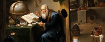 Image for Follower of David Teniers, Alchemist in his Laboratory