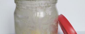 Image for Tail fat glass jar (Kazakhstan)
